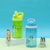 imageZak Designs Minecraft Kids Water Bottle with Straw and Built in Carrying Loop Set Made of Plastic LeakProof Water Bottle Designs CreeperPig 16 oz 2pc SetBluey  Bingo