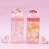 imageZak Designs Minecraft Kids Water Bottle with Straw and Built in Carrying Loop Set Made of Plastic LeakProof Water Bottle Designs CreeperPig 16 oz 2pc SetFanciful Unicorn and Happy Fruit