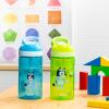 imageZak Designs Minecraft Kids Water Bottle with Straw and Built in Carrying Loop Set Made of Plastic LeakProof Water Bottle Designs CreeperPig 16 oz 2pc SetBluey  Bingo