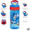 imageZak Designs Minecraft Kids Water Bottle with Straw and Built in Carrying Loop Set Made of Plastic LeakProof Water Bottle Designs CreeperPig 16 oz 2pc SetSonic the Hedgehog