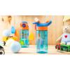 imageZak Designs Minecraft Kids Water Bottle with Straw and Built in Carrying Loop Set Made of Plastic LeakProof Water Bottle Designs CreeperPig 16 oz 2pc SetBlippi