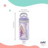 imageZak Designs Minecraft Kids Water Bottle with Straw and Built in Carrying Loop Set Made of Plastic LeakProof Water Bottle Designs CreeperPig 16 oz 2pc SetDisney Princess Ariel  Cinderella  Moana  Rapunzel
