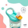 imageZak Designs Minecraft Kids Water Bottle with Straw and Built in Carrying Loop Set Made of Plastic LeakProof Water Bottle Designs CreeperPig 16 oz 2pc SetFanciful Unicorn and Happy Fruit