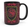imageZak Designs Minecraft Mug Unique Ceramic Coffee Cup Set Can Coffee Mugs with Comfortable Handle for Gamer Gifts Dishwasher and Microwave Safe 115 oz 4Piece SetHouse of the Dragon