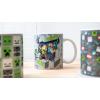 imageZak Designs Minecraft Mug Unique Ceramic Coffee Cup Set Can Coffee Mugs with Comfortable Handle for Gamer Gifts Dishwasher and Microwave Safe 115 oz 4Piece SetMinecraft