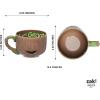 imageZak Designs Minecraft Mug Unique Ceramic Coffee Cup Set Can Coffee Mugs with Comfortable Handle for Gamer Gifts Dishwasher and Microwave Safe 115 oz 4Piece SetGroot