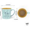 imageZak Designs Minecraft Mug Unique Ceramic Coffee Cup Set Can Coffee Mugs with Comfortable Handle for Gamer Gifts Dishwasher and Microwave Safe 115 oz 4Piece SetStitch