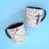 imageZak Designs Minecraft Mug Unique Ceramic Coffee Cup Set Can Coffee Mugs with Comfortable Handle for Gamer Gifts Dishwasher and Microwave Safe 115 oz 4Piece SetSpiderman