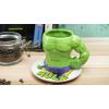 imageZak Designs Minecraft Mug Unique Ceramic Coffee Cup Set Can Coffee Mugs with Comfortable Handle for Gamer Gifts Dishwasher and Microwave Safe 115 oz 4Piece SetHulk