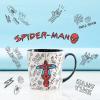 imageZak Designs Minecraft Mug Unique Ceramic Coffee Cup Set Can Coffee Mugs with Comfortable Handle for Gamer Gifts Dishwasher and Microwave Safe 115 oz 4Piece SetSpiderman