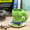 imageZak Designs Minecraft Mug Unique Ceramic Coffee Cup Set Can Coffee Mugs with Comfortable Handle for Gamer Gifts Dishwasher and Microwave Safe 115 oz 4Piece SetHulk