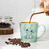 imageZak Designs Minecraft Mug Unique Ceramic Coffee Cup Set Can Coffee Mugs with Comfortable Handle for Gamer Gifts Dishwasher and Microwave Safe 115 oz 4Piece SetStitch