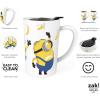 imageZak Designs Minecraft Mug Unique Ceramic Coffee Cup Set Can Coffee Mugs with Comfortable Handle for Gamer Gifts Dishwasher and Microwave Safe 115 oz 4Piece SetMinions