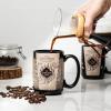 imageZak Designs Minecraft Mug Unique Ceramic Coffee Cup Set Can Coffee Mugs with Comfortable Handle for Gamer Gifts Dishwasher and Microwave Safe 115 oz 4Piece SetHarry Potter Marauders Map