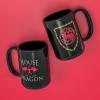 imageZak Designs Minecraft Mug Unique Ceramic Coffee Cup Set Can Coffee Mugs with Comfortable Handle for Gamer Gifts Dishwasher and Microwave Safe 115 oz 4Piece SetHouse of the Dragon