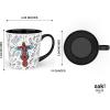 imageZak Designs Minecraft Mug Unique Ceramic Coffee Cup Set Can Coffee Mugs with Comfortable Handle for Gamer Gifts Dishwasher and Microwave Safe 115 oz 4Piece SetSpiderman