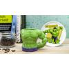 imageZak Designs Minecraft Mug Unique Ceramic Coffee Cup Set Can Coffee Mugs with Comfortable Handle for Gamer Gifts Dishwasher and Microwave Safe 115 oz 4Piece SetHulk