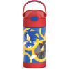 imageTHERMOS FUNTAINER Water Bottle with Straw  12 Ounce  Kids Stainless Steel Vacuum Insulated Water Bottle with Lid MinecraftSonic the Hedgehog