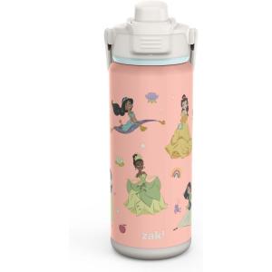 imageZak Designs Beacon Insulated Bottle Minecraft  14 oz  Durable Stainless Steel  DoubleWall Vacuum Insulation Silicone Spout ampamp PushButton LeakProof Lid  Dishwasher SafePrincess