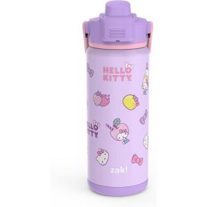 imageZak Designs Beacon Insulated Bottle Minecraft  14 oz  Durable Stainless Steel  DoubleWall Vacuum Insulation Silicone Spout ampamp PushButton LeakProof Lid  Dishwasher SafeHello Kitty