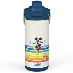 imageZak Designs Beacon Insulated Bottle Minecraft  14 oz  Durable Stainless Steel  DoubleWall Vacuum Insulation Silicone Spout ampamp PushButton LeakProof Lid  Dishwasher SafeMickey Mouse