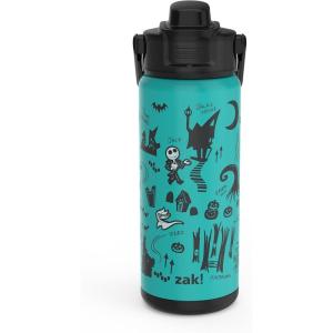 imageZak Designs Beacon Insulated Bottle Minecraft  14 oz  Durable Stainless Steel  DoubleWall Vacuum Insulation Silicone Spout ampamp PushButton LeakProof Lid  Dishwasher SafeThe Nightmare Before Christmas