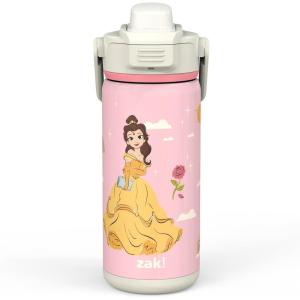 imageZak Designs Beacon Insulated Bottle Minecraft  14 oz  Durable Stainless Steel  DoubleWall Vacuum Insulation Silicone Spout ampamp PushButton LeakProof Lid  Dishwasher SafeDisney Princess