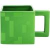 imageMinecraft Creeper Green 16 Oz Sculpted Square Ceramic Mug