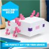 imagePaladone Minecraft Axolotl Light Five Color Modes Minecraft Lamp to Decorate Your Gaming Desk or Night StandCartoon