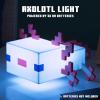 imagePaladone Minecraft Axolotl Light Five Color Modes Minecraft Lamp to Decorate Your Gaming Desk or Night StandCartoon