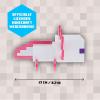 imagePaladone Minecraft Axolotl Light Five Color Modes Minecraft Lamp to Decorate Your Gaming Desk or Night StandCartoon