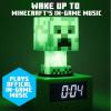 imagePaladone Minecraft Creeper Icon Alarm Clock  Creeper Glow Mode  Battery Powered  Kids Alarm Clock for BoysMinecraft