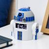 imagePaladone Minecraft Creeper Icon Alarm Clock  Creeper Glow Mode  Battery Powered  Kids Alarm Clock for BoysStar Wars