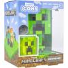 imagePaladone Minecraft Creeper Light 3D Lamp  Officially Licensed Night Light  12 cm Tall Battery Powered Gaming Room and Bedroom Decor for Minecraft GamersCreeper