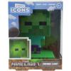 imagePaladone Minecraft Creeper Light 3D Lamp  Officially Licensed Night Light  12 cm Tall Battery Powered Gaming Room and Bedroom Decor for Minecraft GamersZombie