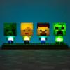 imagePaladone Minecraft Creeper Light 3D Lamp  Officially Licensed Night Light  12 cm Tall Battery Powered Gaming Room and Bedroom Decor for Minecraft GamersCreeper
