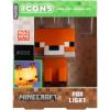 imagePaladone Minecraft Officially Licensed Fox Free Standing Desk Light Gaming Room Decor and Merchandise for Boys and Girls Nightlight Gift Accessory for Playroom and Bedroom