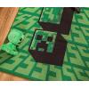 imageUkonic Minecraft Green Creeper Printed Area Rug  Indoor Floor Mat Accent Rugs for Living Room and Bedroom Home Decor for Kids Playroom  Video Game Gifts and Collectibles  60 x 39 Inches