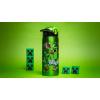 imageZak Designs Minecraft Water Bottle for Travel and At Home 19 oz Vacuum Insulated Stainless Steel with Locking Spout Cover BuiltIn Carrying Loop LeakProof Design CreeperMinecraft