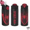 imageZak Designs Minecraft Water Bottle for Travel and At Home 19 oz Vacuum Insulated Stainless Steel with Locking Spout Cover BuiltIn Carrying Loop LeakProof Design CreeperMarvel SpiderMan