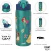 imageZak Designs Minecraft Water Bottle for Travel and At Home 19 oz Vacuum Insulated Stainless Steel with Locking Spout Cover BuiltIn Carrying Loop LeakProof Design CreeperDisney Princess