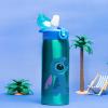 imageZak Designs Minecraft Water Bottle for Travel and At Home 19 oz Vacuum Insulated Stainless Steel with Locking Spout Cover BuiltIn Carrying Loop LeakProof Design CreeperLilo And Stitch