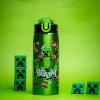 imageZak Designs Minecraft Water Bottle for Travel and At Home 19 oz Vacuum Insulated Stainless Steel with Locking Spout Cover BuiltIn Carrying Loop LeakProof Design CreeperMinecraft