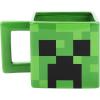 imageMinecraft Creeper Green 16 Oz Sculpted Square Ceramic Mug