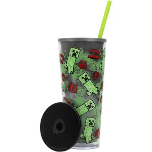 imageBioworld Minecraft Creeper TNT 26 Oz Plastic Tumbler