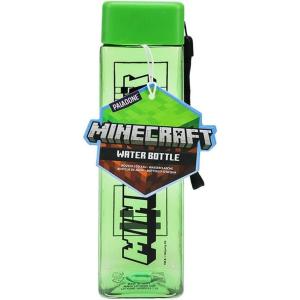 imageMinecraft Square Travel Plastic Water Bottle With Wrist Strap  500ml 17 fl oz