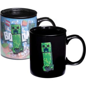 imagePaladone Minecraft Creeper Heat Change Mug  Officially Licensed Mug Transforms with Hot Beverage Novelty Gift for Gamers 295 ml 10 fl oz