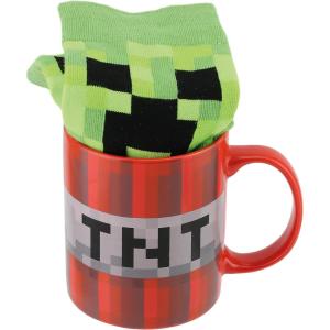 imagePaladone PP7530MCF Minecraft Mug and Socks  Officially Licensed Gaming Merchandise Multicolored