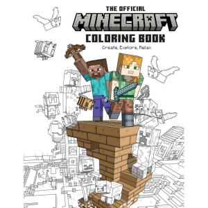 imageThe Official Minecraft Coloring Book Create Explore Relax Colorful Storytelling for Advanced Artists Gaming