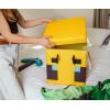 imageMinecraft Bee 15Inch Storage Bin Chest With Lid  Foldable Fabric Basket Container Cube Organizer With Handles Cubby Closet Organizer  Video Game Gifts And Collectibles